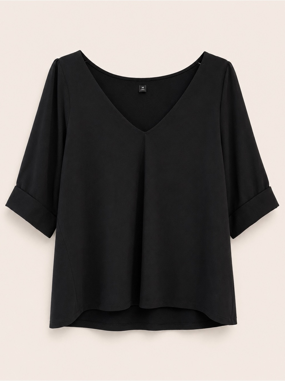 Banana Republic Black V-Neck Blouse